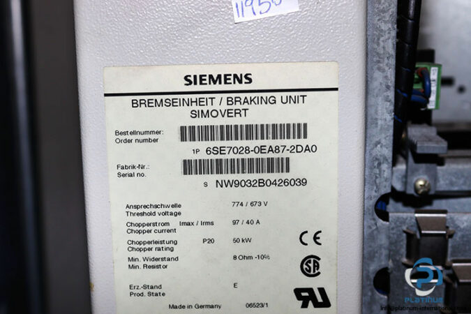 siemens-6SE7028-0EA87-2DA0-braking-unit-(Used)-1