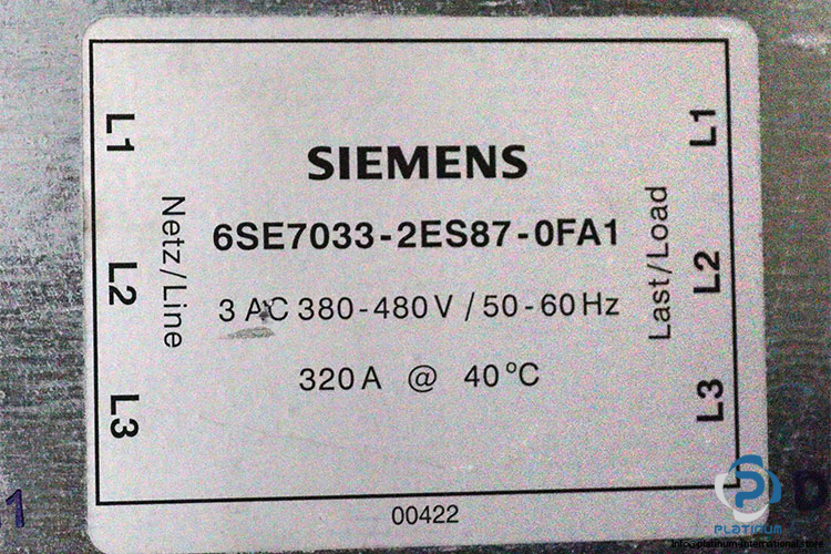 siemens-6SE7033-2ES87-0FA1-radio-interference-suppression-filter-(Used)-1