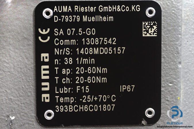 auma-SA-07.5-G0-multi-turn-electric-actuator-used-2