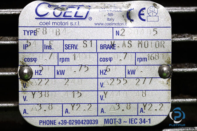 coel-F80B4-brake-motor-used-1