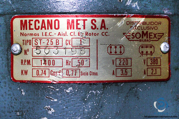 mecano-met-ST-25B-brake-motor-used-1