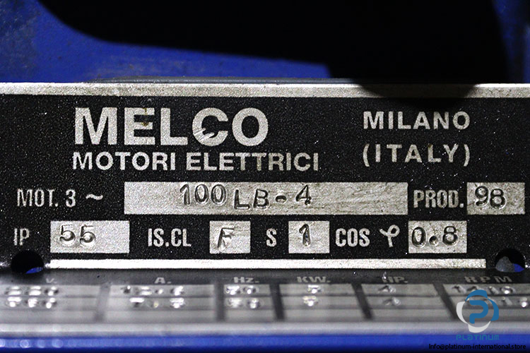 melco-100LB-4-brake-motor-used-1