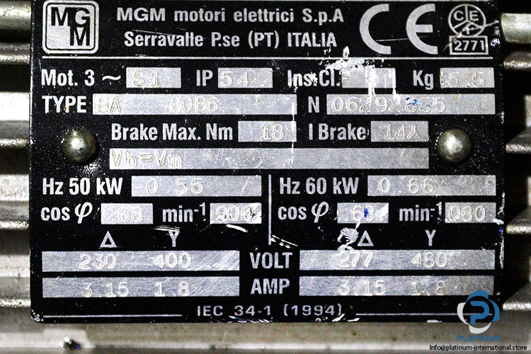mgm-BA-80B6-brake-motor-0.55_0.66-kw-used-1