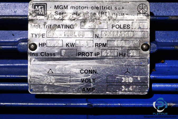 mgm-CF-100LB8-brake-motor-used-2