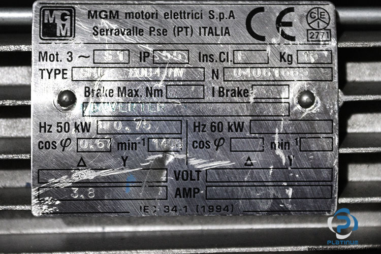 mgm-SMI-80B4-MV-brake-motor-used-1