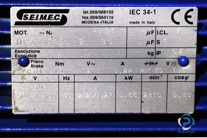 seimec-HFZ-71B-2-B5-brake-motor-used-2