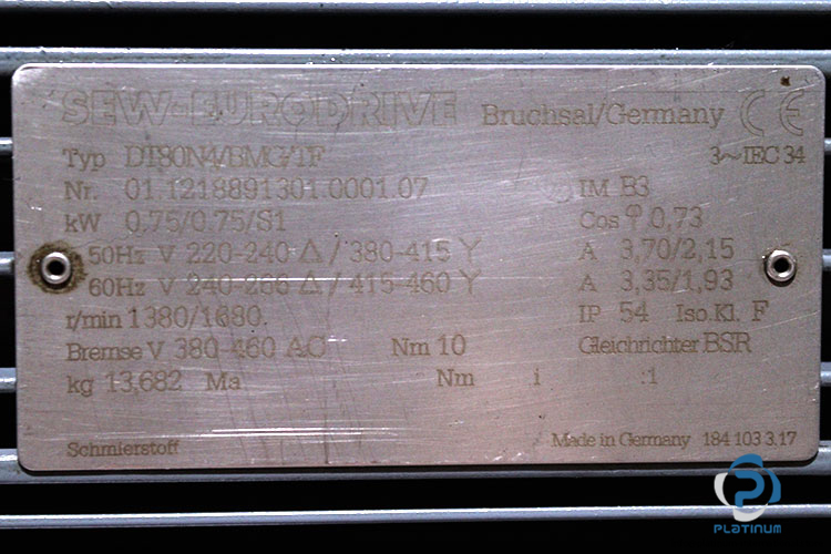 sew-DT80N4_BMG_TF-brake-motor-used-1