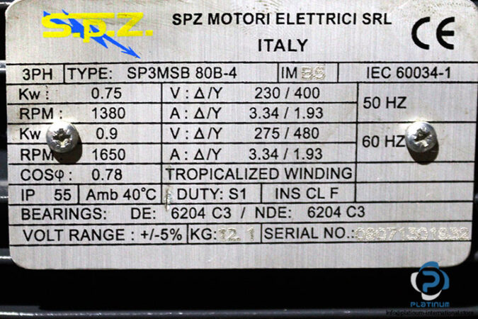 spz-SP3MSB-80B-4-brake-motor-used-1