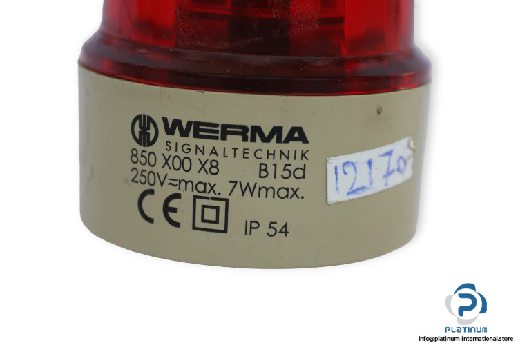 werma-850-X00-X8-light-red-indicator-(used)-1