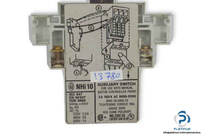 moeller-NHI-10-auxiliary-contact-block-(used)-2