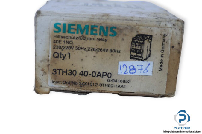 siemens-3TH30-40-0AP0-control-relay-(New)-4