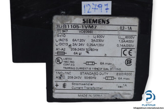 siemens-3UB1105-1VM7-tripping-unit-(used)-2