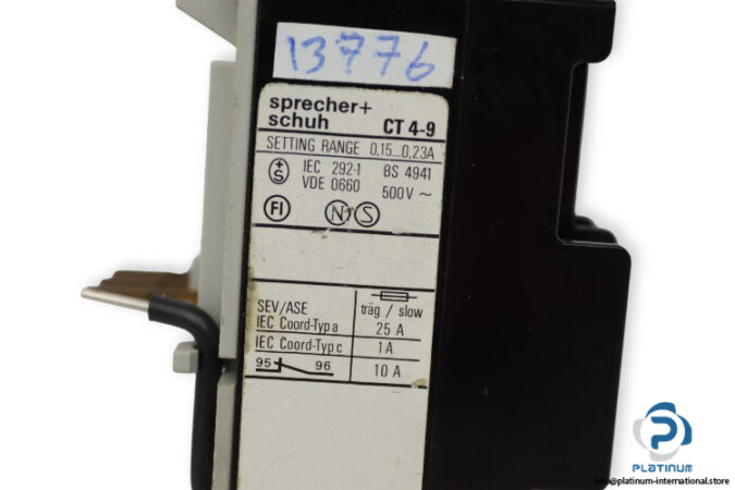 sprecher-schuh-CT-4-9-thermal-overload-protection-relay-(used)-4