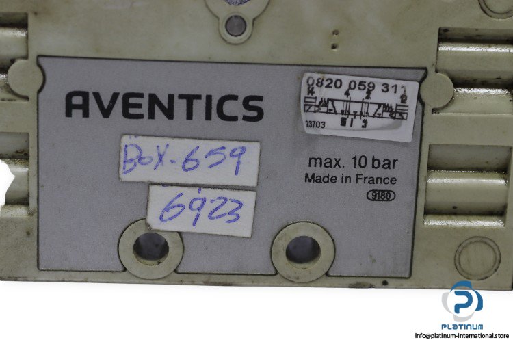 Aventics-0-820-059-311-double-solenoid-valve-(used)-1