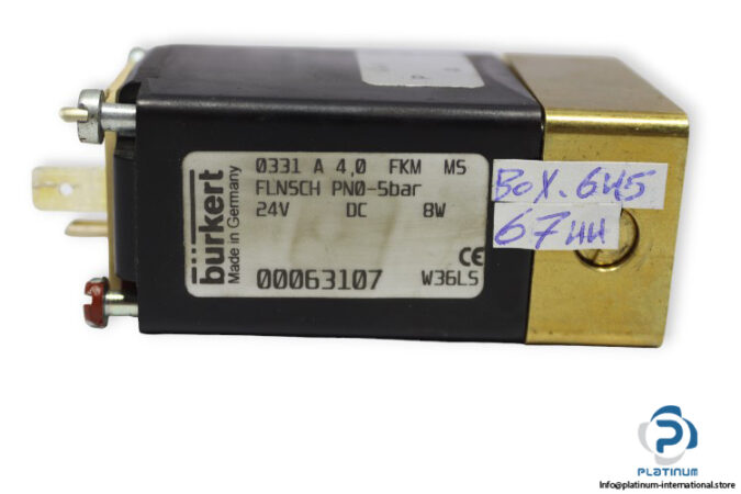 Burkert-0331-A-4.0-FKM-MS-FLNSCH-PN0-5BAR-single-solenoid-valve-(used)-2