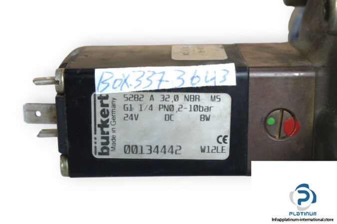 Burkert-5282-A-32.0-NBR-M5-solenoid-valve-(used)-2