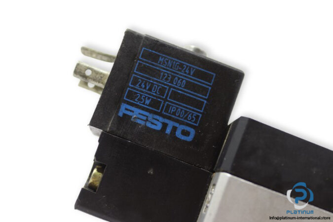 Festo-159685-double-solenoid-valve-with-coil-(used)-3