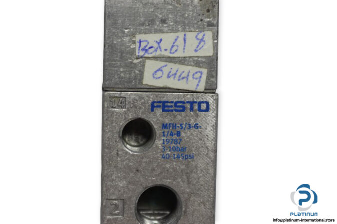 Festo-19787-double-solenoid-valve-with-coil-(used)-2