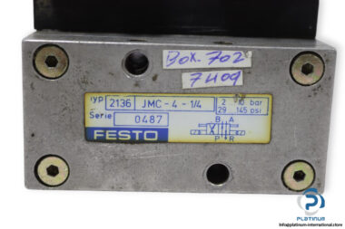 Festo-2136-double-solenoid-valve-(used)-1