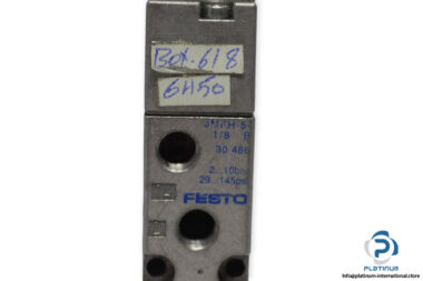 Festo-30486-solenoid-control-valve-with-coil-(used)-1