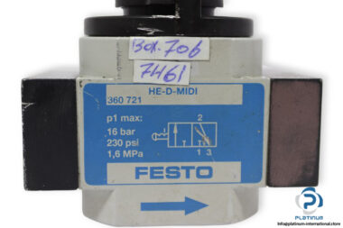 Festo-360721-on_off-valve-with-flange-(used)-1