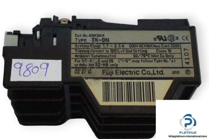 Fuji-electric-TK-0N-thermal-overload-relay-(New)-2