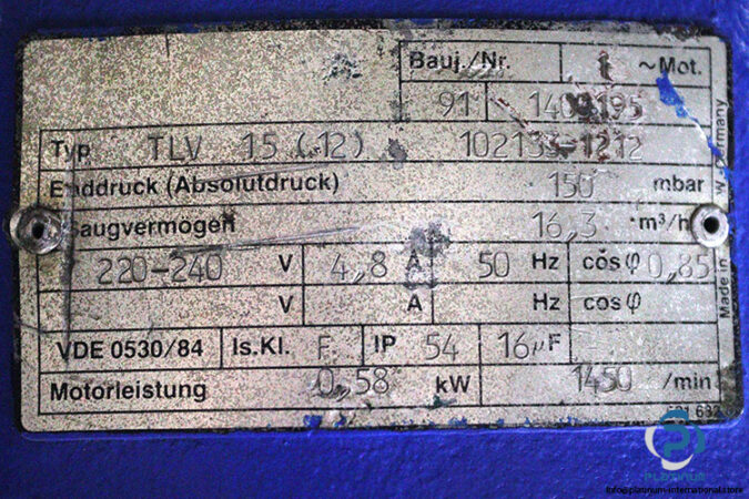 TLV-15(12)-vacuum-pump-(used)-3