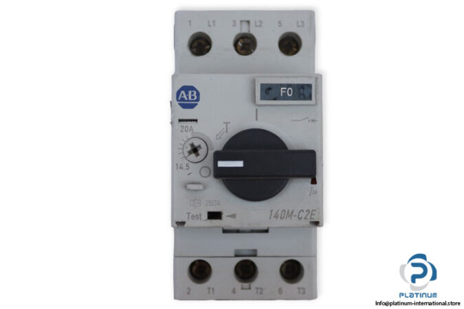 allen-bradley-140M-C2E-C20-motor-protection-circuit-breaker-(Used)-1