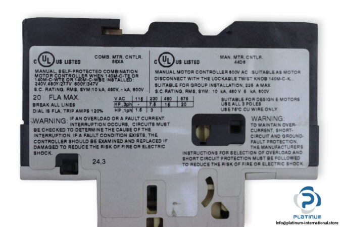 allen-bradley-140M-C2E-C20-motor-protection-circuit-breaker-(Used)-3