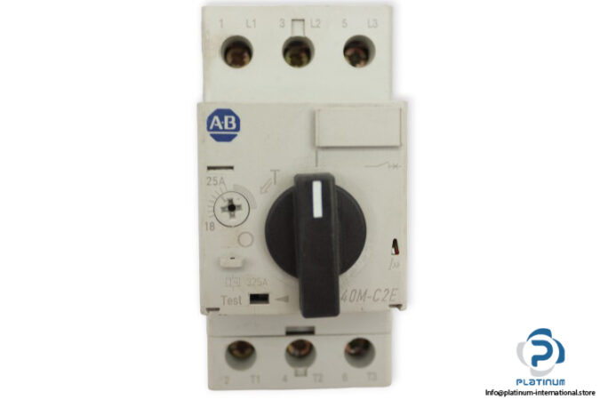 allen-bradley-140M-C2E-C25-motor-protection-circuit-breaker-(used)-1