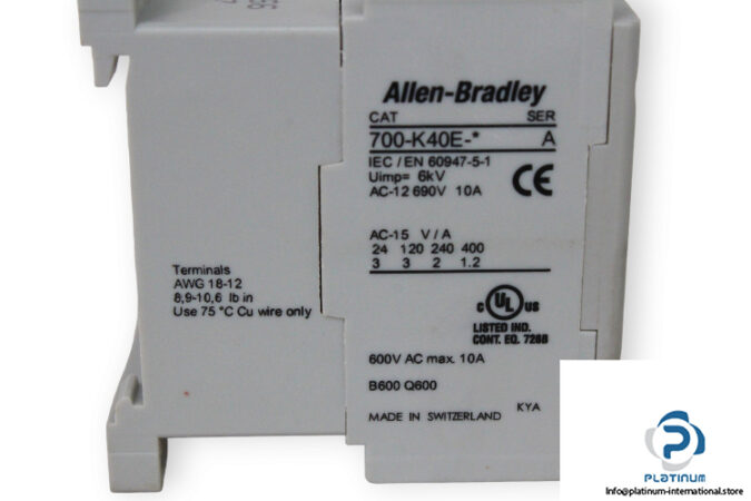 allen-bradley-700-K40E-ZJ-miniature-control-relay-(New)-2