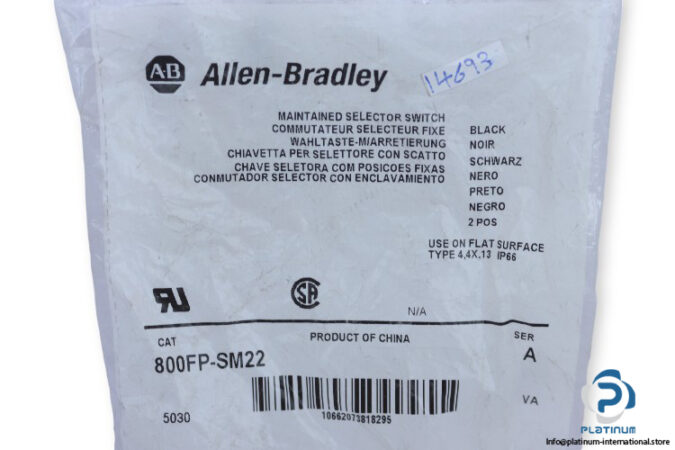 allen-bradley-800FP-SM22-selector-switch-head-(New)-2