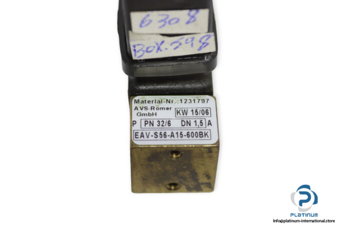 avs-romer-EAV-S56-A15-600BK-single-solenoid-valve-used-2