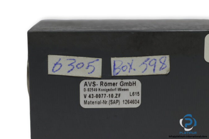 avs-romer-V-43-0077-10-ZF-composite-pneumatic-manifold-block-used-4