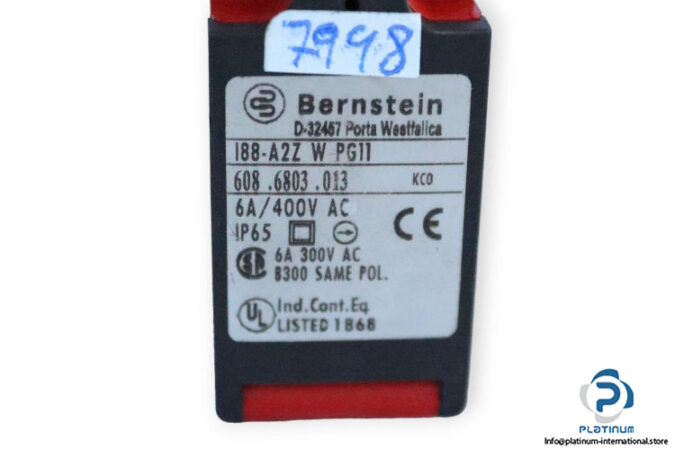 bernstein-I88-A2Z-W-PG11-limit-switch-(Used)-2