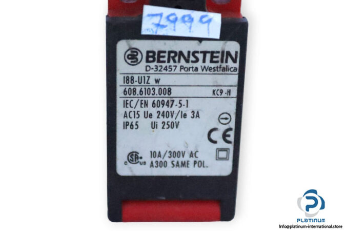 bernstein-I88-U1Z-W-limit-switch-(Used)-2