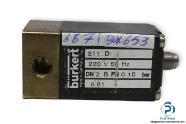 burkert-311-D-single-solenoid-valve-used-2