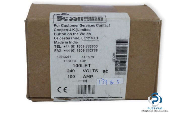 bussmann-100LET-fuse-(New)-2