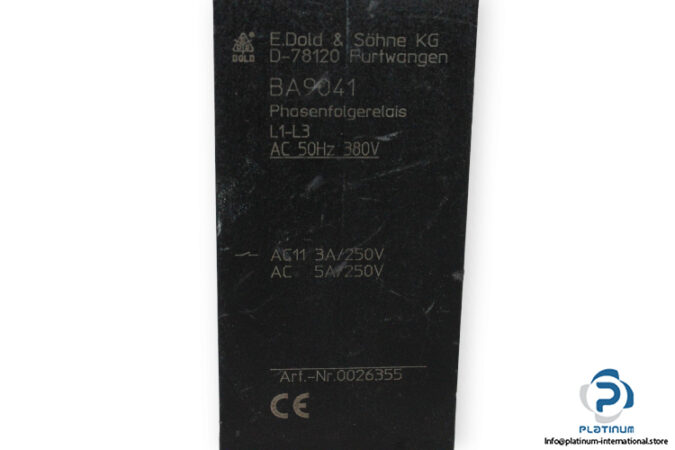 dold-BA9041-phase-sequence-relay-used-3