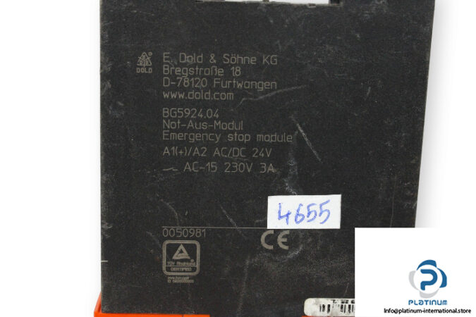 dold-BG5924.04-emergency-stop-module-(used)-2