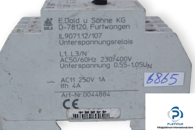 dold-IL-9071.12_107-undervoltage-relay-(Used)-2