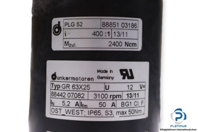 dunkermotoren-PLG-52-gear-servo-motor-used-2