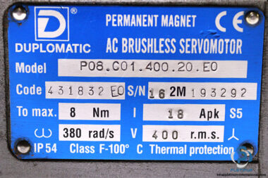 duplomatic-P08.C01.400.20.E0-ac-servomotor-motor-(used)-1