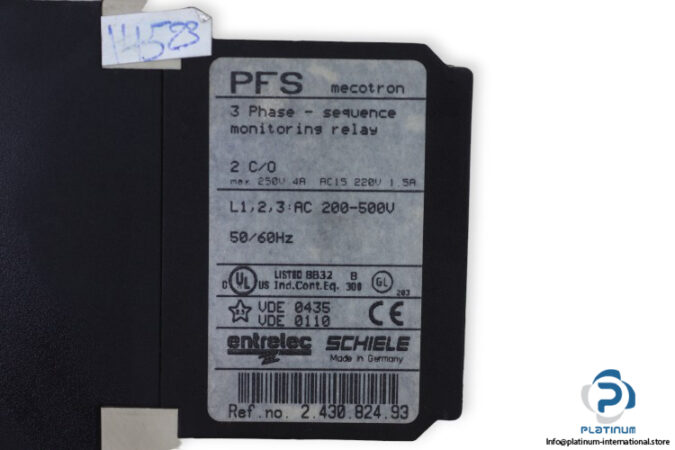 entrelec-PFS-3-phase-sequence-monitoring-relay-(Used)-2