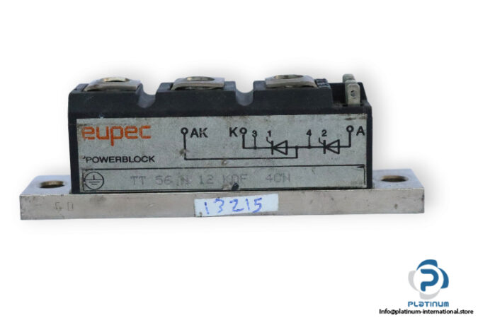 eupec-TT-56-N-12-KOF-40N-thyristor-module-(Used)-2