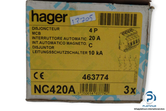 hager-NC420A-automatic-circuit-breaker-(New)-4