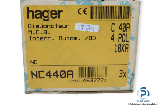 hager-NC440A-miniature-circuit-breaker-(New)-4