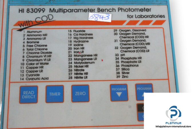 hanna-HI-83099-multiparameter-bench-photometer-(used)-3