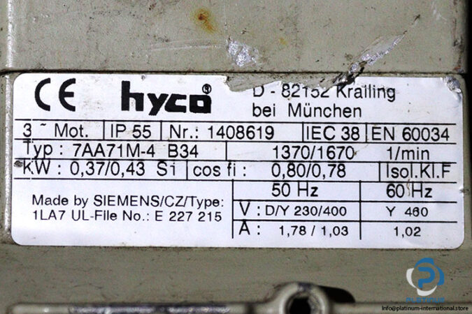 hyco-7AA71M-4-B34-vacuum-pump-(used)-2