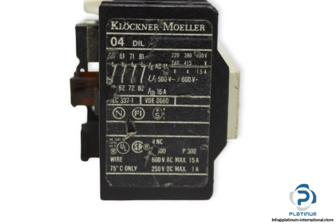 klockner-moeller-04DIL-auxiliary-contact-block-(Used)-2